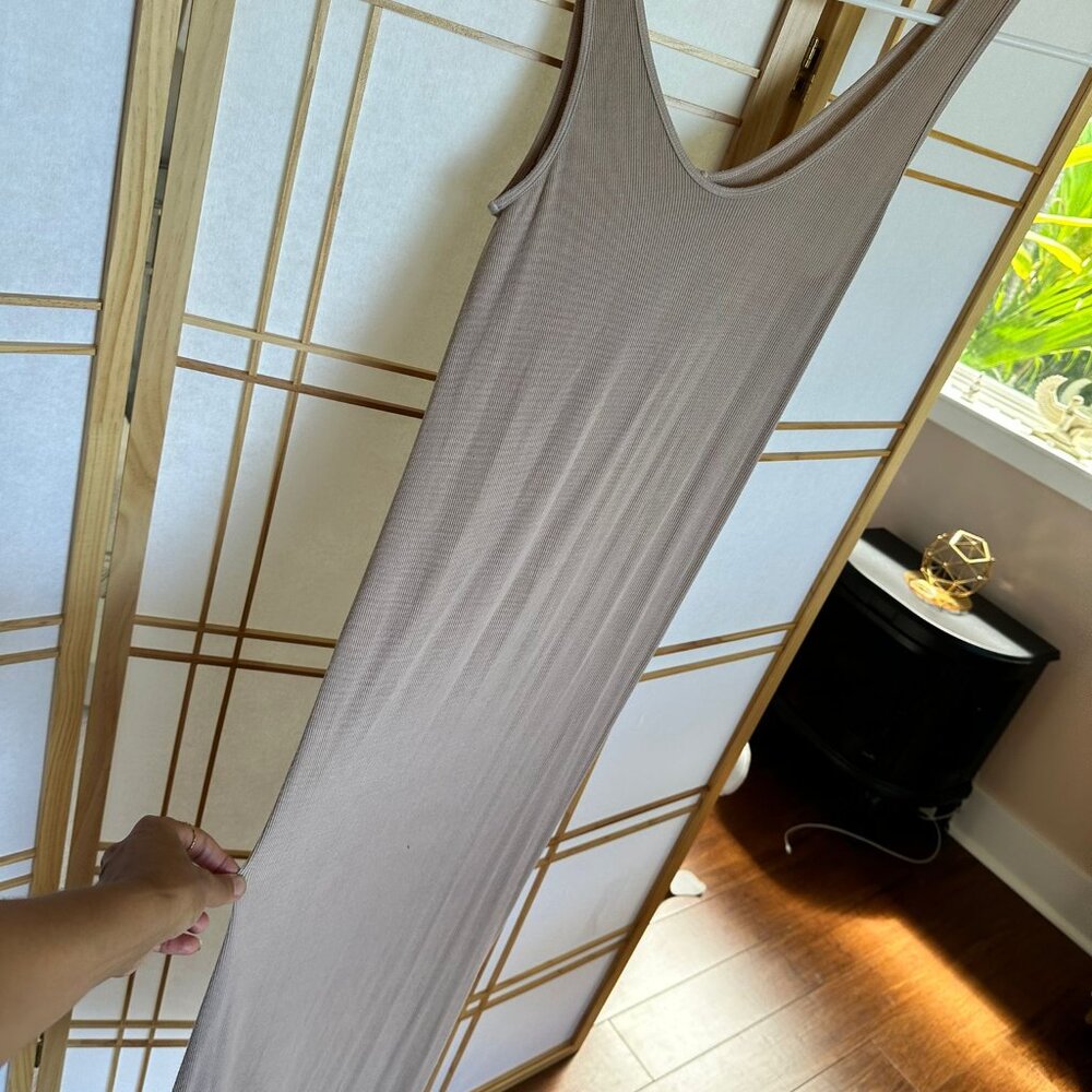 Enza Costa Silk Rib Maxi Dress